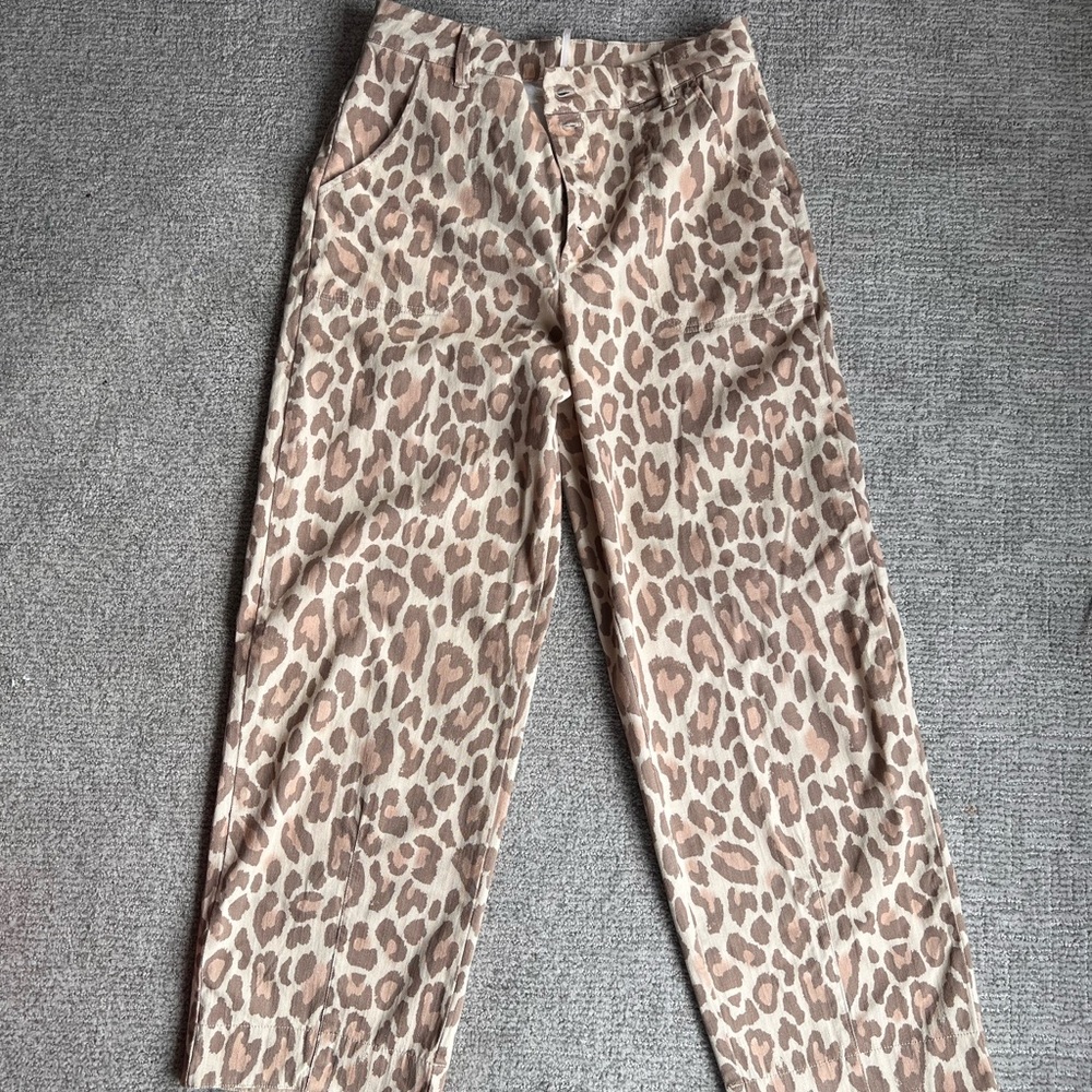 Leopard Print Pants - image 1